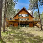 Modern Black Hills Cabin With Loft And Wraparound Deck